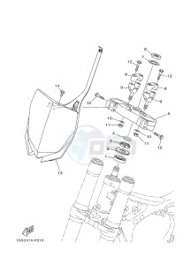 YZ250 (1SSM 1SSN 1SSP 1SSR 1SSR) drawing STEERING