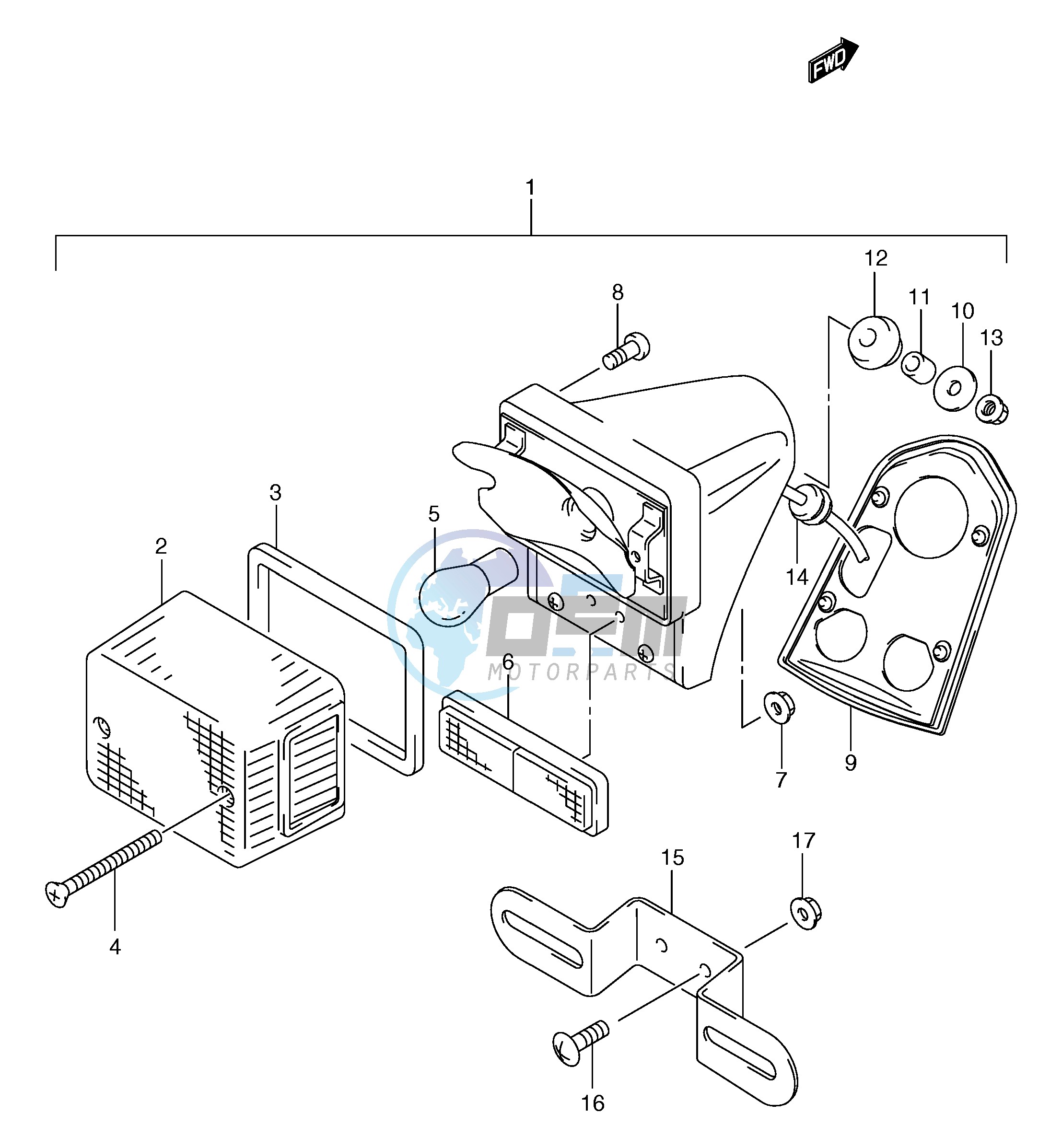 REAR COMBINATION LAMP