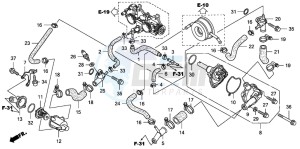 FJS400D SILVER WING drawing WATER PUMP