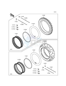 VULCAN 900 CLASSIC VN900BFF GB XX (EU ME A(FRICA) drawing Tires