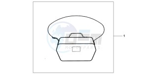 CBF1000S drawing INNERBAG TOPBOX