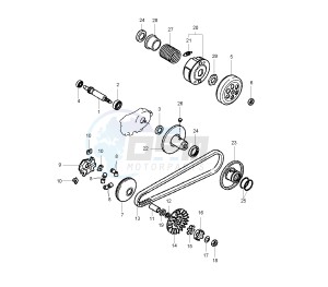 CS JOG R 50 drawing CLUTCH