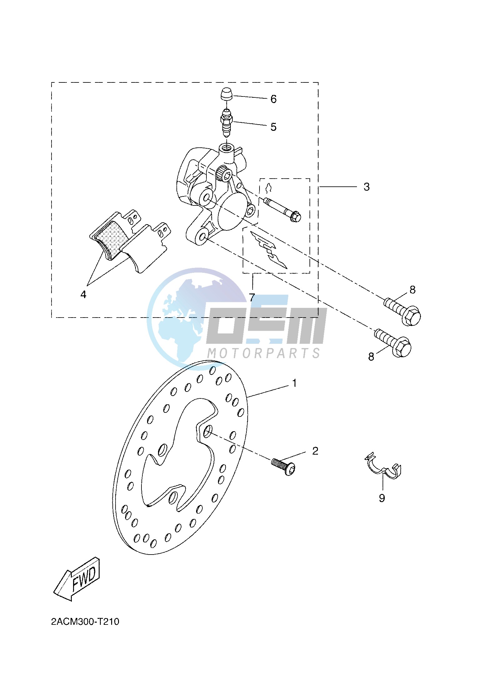 FRONT BRAKE CALIPER