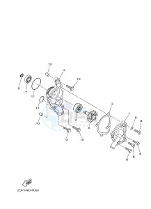 GPD125A GPD125-A NMAX125 (2DS6) drawing WATER PUMP