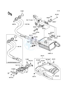 ER-6n ABS ER650B8F GB XX (EU ME A(FRICA) drawing Muffler(s)