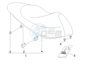 NRG 50 power DT serie speciale (D) Germany drawing Saddle seats - Tool roll