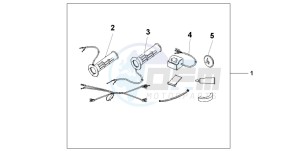 CBR600FS drawing GRIP HEATER SS/ON-OF