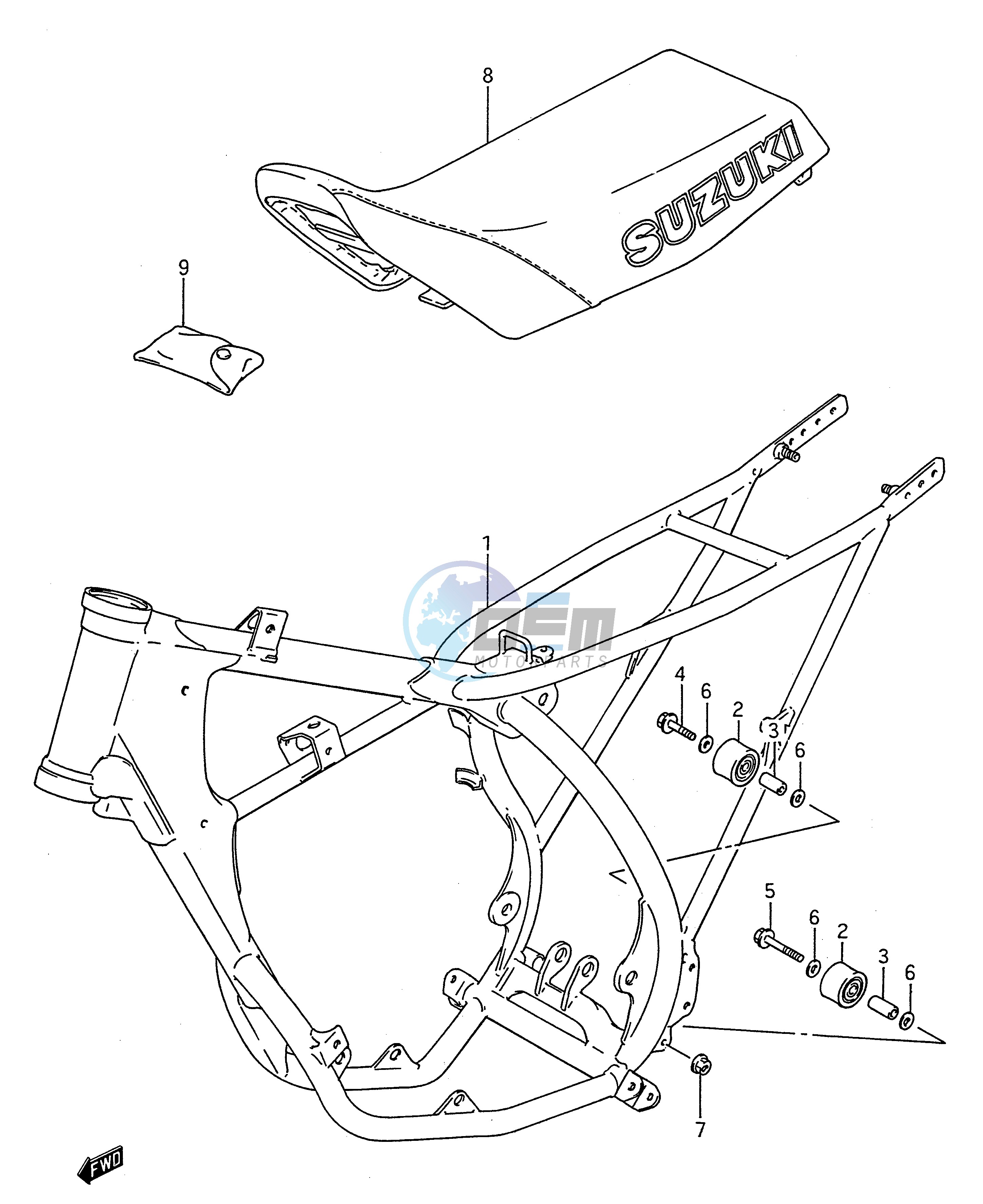 FRAME - SEAT (MODEL G)