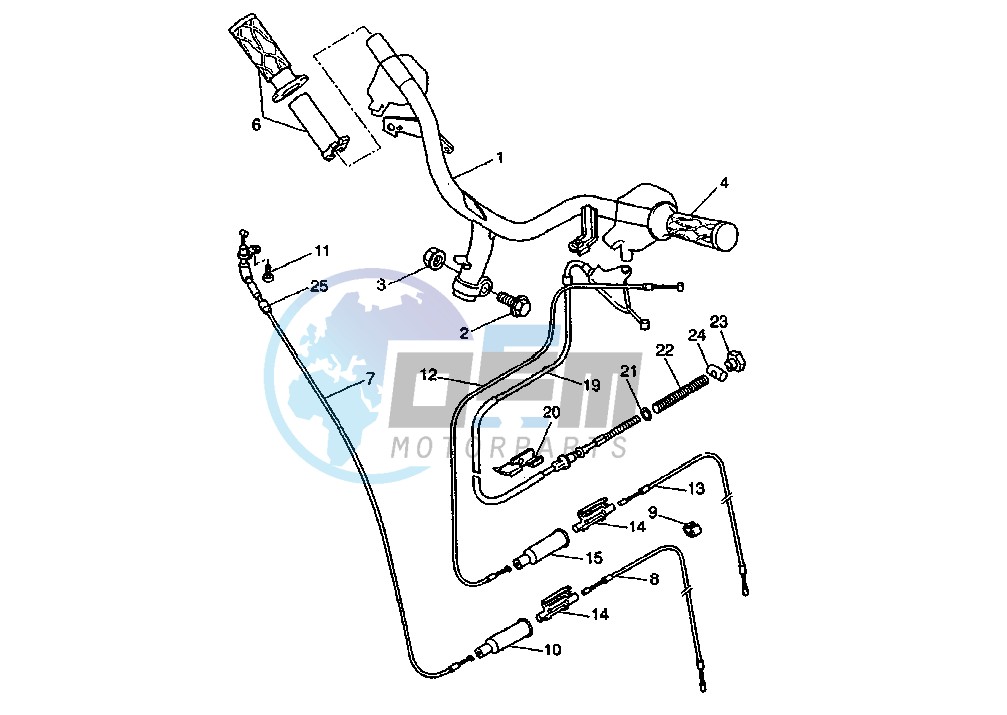 STEERING HANDLE -CABLE