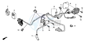 TRX400EX FOURTRAX 400 EX drawing WIRE HARNESS (TRX400EX5,6)