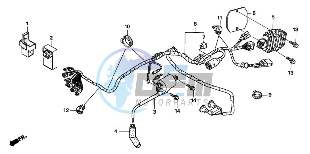 WIRE HARNESS (TRX400EX5,6)