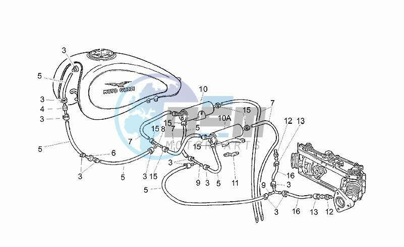 Fuel vapour recover system