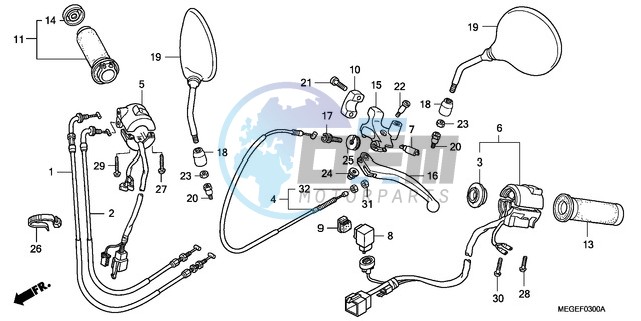 HANDLE SWITCH/CABLE