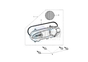 JET FORCE - 50 cc drawing CRANKCASE COVER