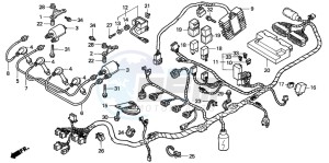 CB1100SF drawing WIRE HARNESS