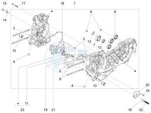 Primavera 150 4T 3V iGET ABS (EMEA) drawing Crankcase