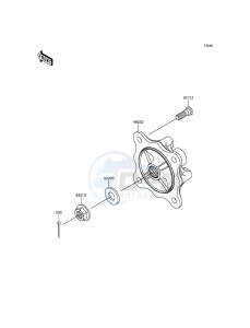 MULE PRO-DXT KAF1000BGF EU drawing Rear Hub