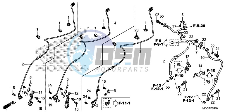 FRONT BRAKE HOSE