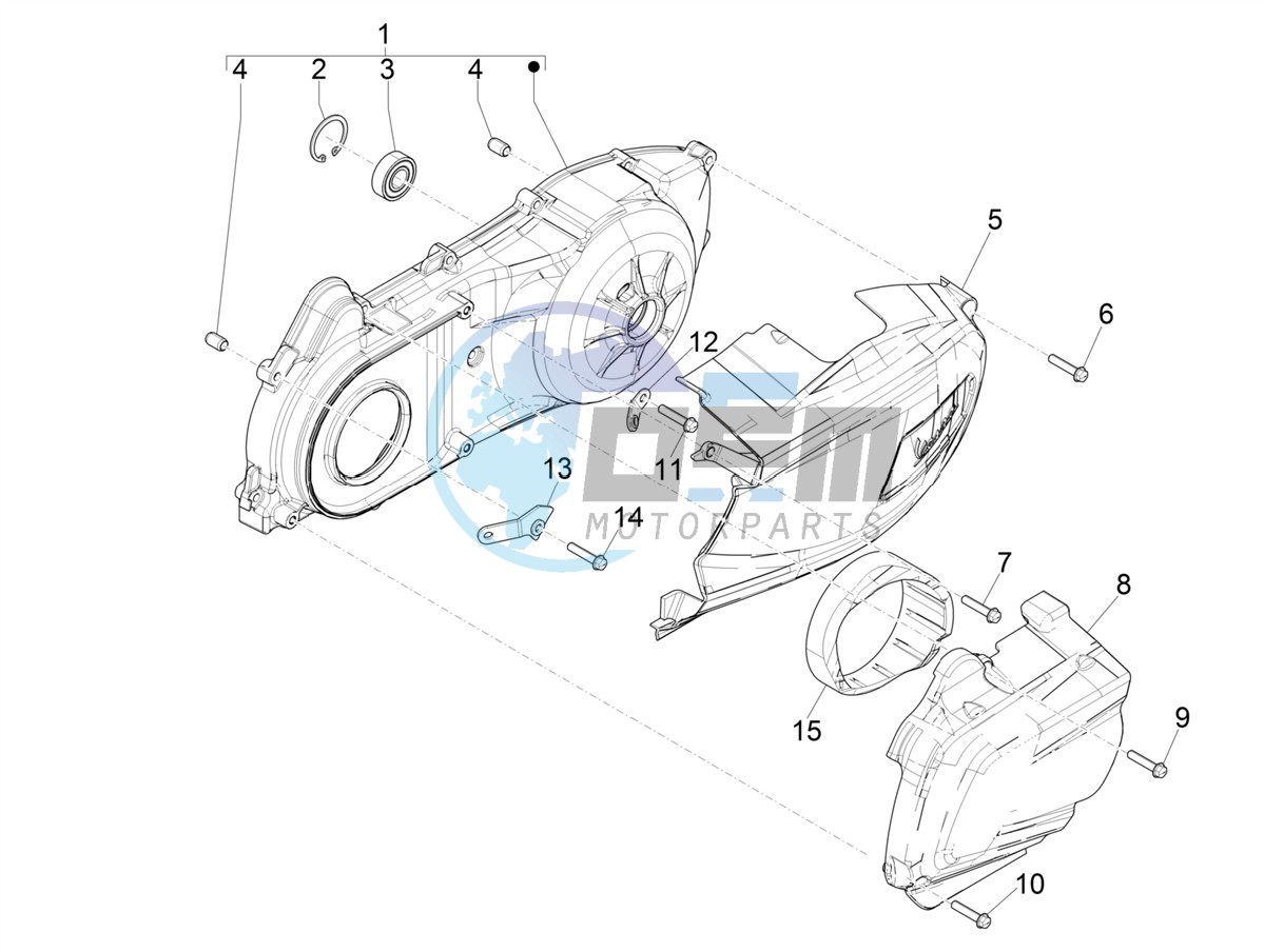 Crankcase cover - Crankcase cooling