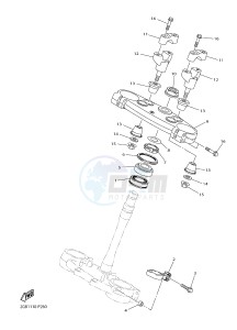 WR450F (2GCC) drawing STEERING