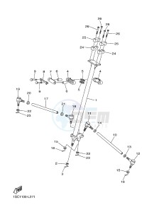 YFM300 RAPTOR 300 (1SC1) drawing STEERING