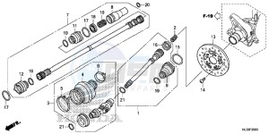 SXS700M2H Europe Direct - (ED) drawing PROPELLER SHAFT