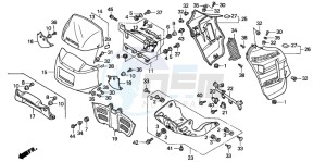 XL600V TRANSALP drawing COWL (1)