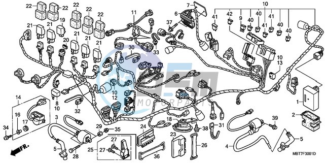 WIRE HARNESS (XL1000VA)