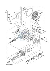 YXM700E YXM70VPXH VIKING EPS (B42F) drawing DRIVE SHAFT