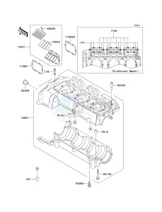 JT 900 E [900 STX] (E6F) E6F drawing CRANKCASE