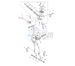 FZ8-N 800 drawing FRONT MASTER CYLINDER