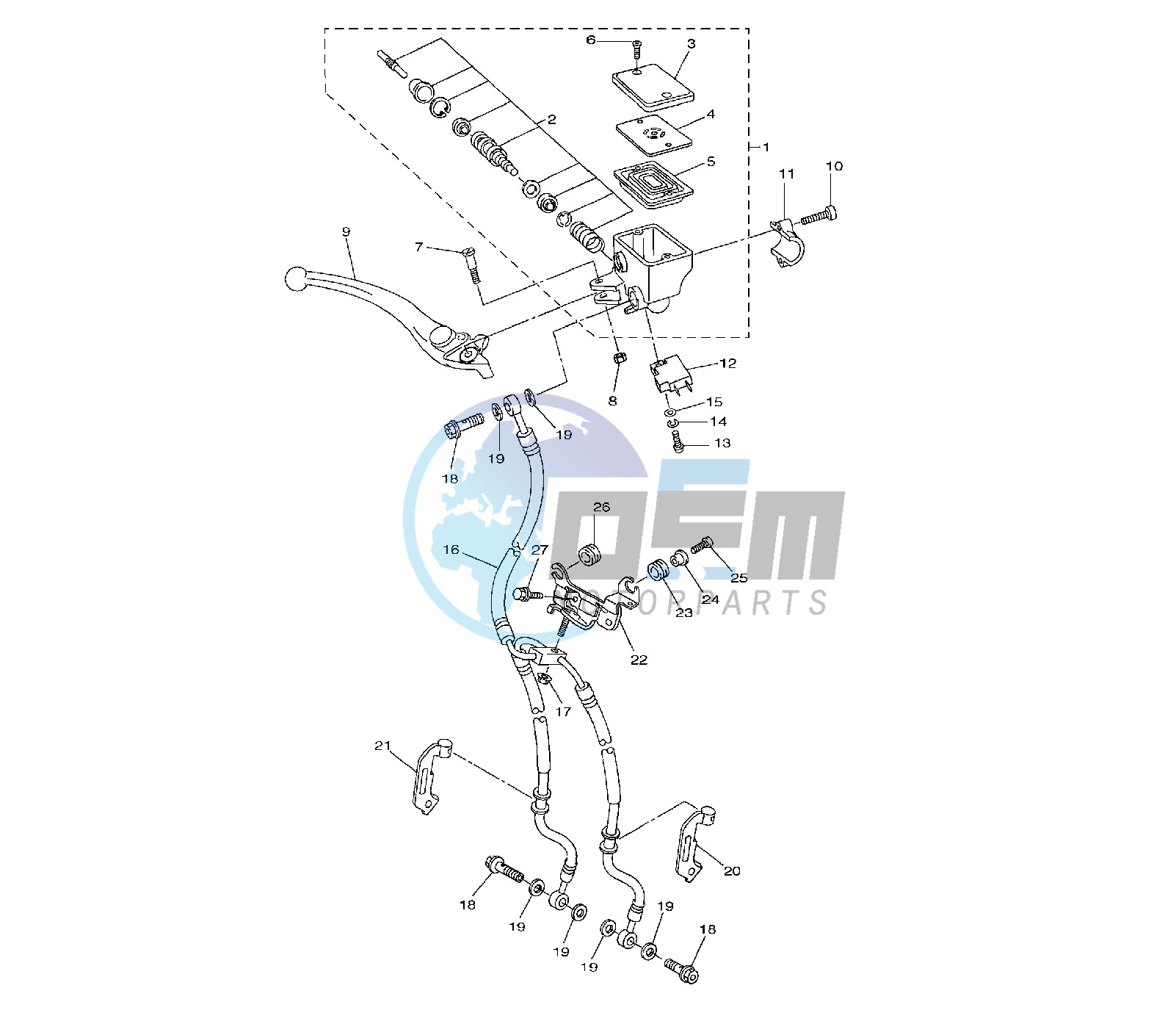 FRONT MASTER CYLINDER