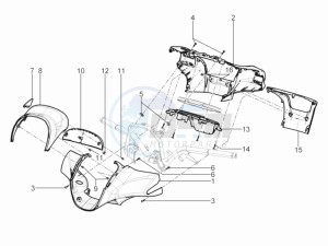 BV 350 4T 4V ie E3 ABS (USA) Usa drawing Handlebars coverages