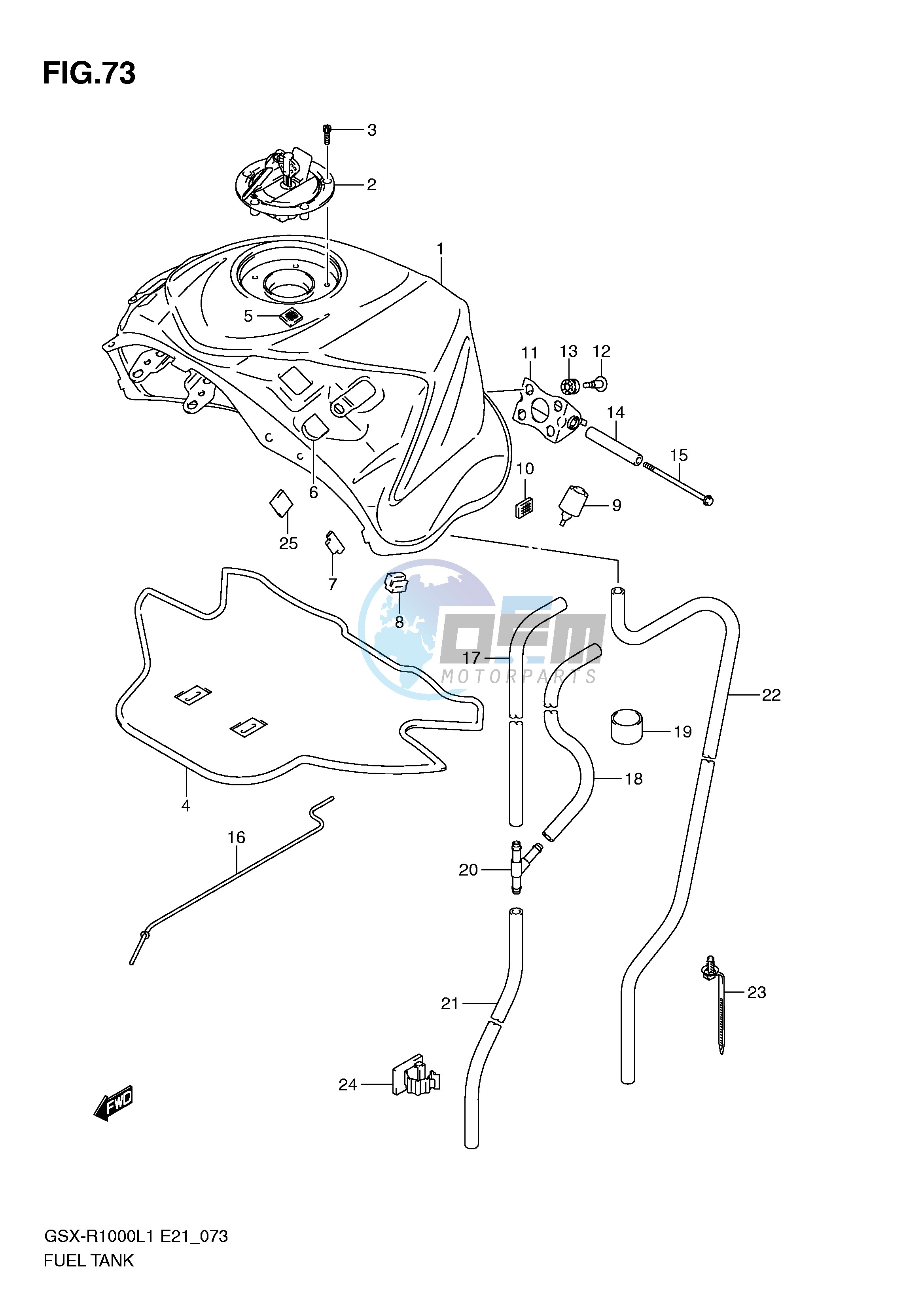 FUEL TANK (GSX-R1000L1 E24)