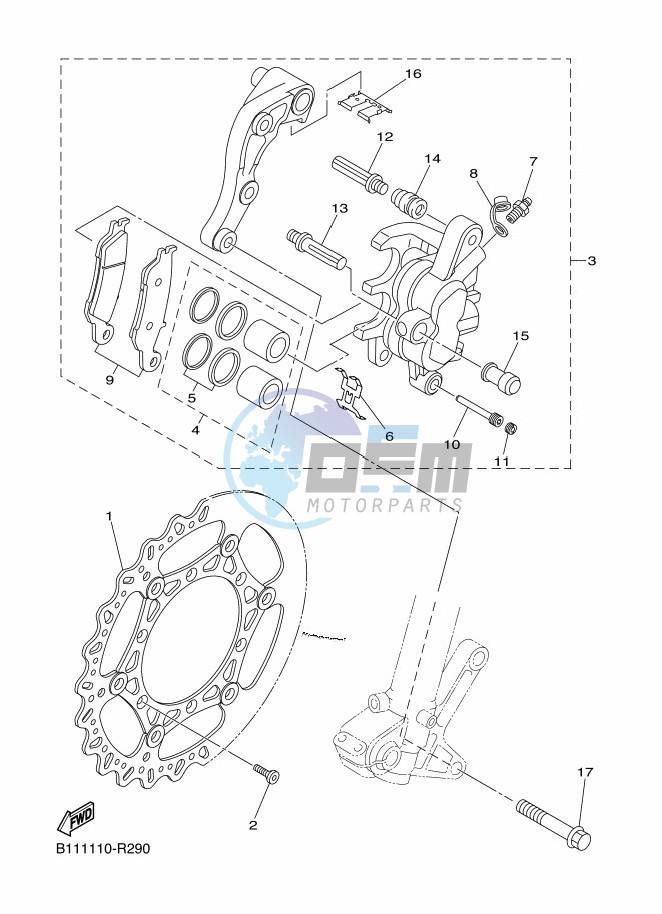 FRONT BRAKE CALIPER