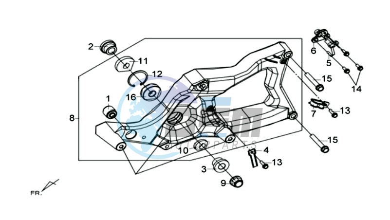 REAR FORK - REAR SUSPENSION