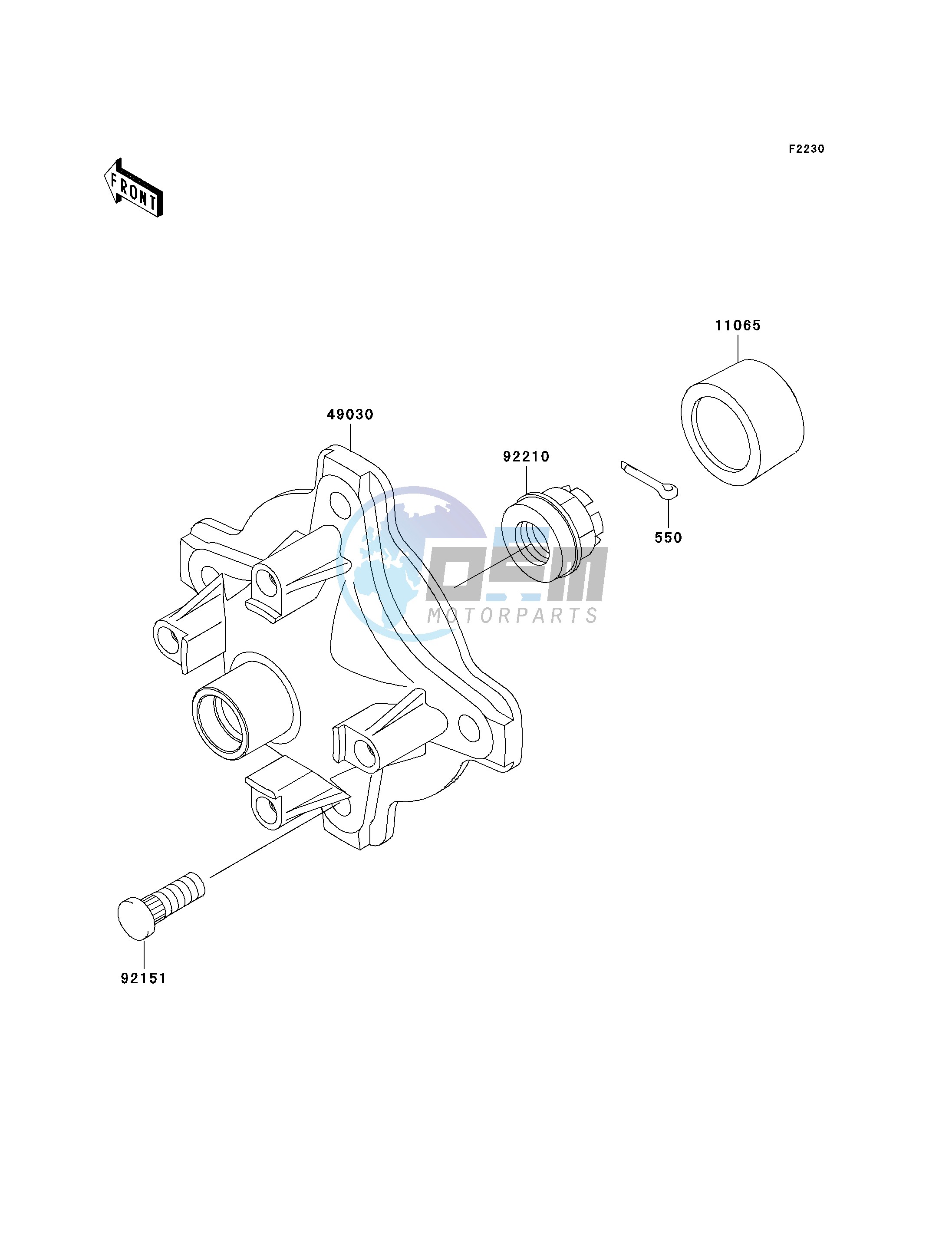 FRONT HUB