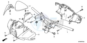 SH300AB drawing HANDLE PIPE/ HANDLE COVER