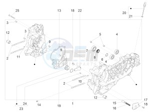 MP3 300 YOURBAN LT RL-SPORT NOABS E4 (EMEA) drawing Crankcase