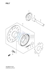 RV125 (E19) VanVan drawing STARTER CLUTCH