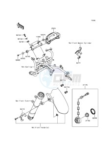 NINJA 250SL BX250AGF XX (EU ME A(FRICA) drawing Meter(s)