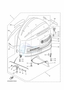 F225FETU drawing FAIRING-UPPER