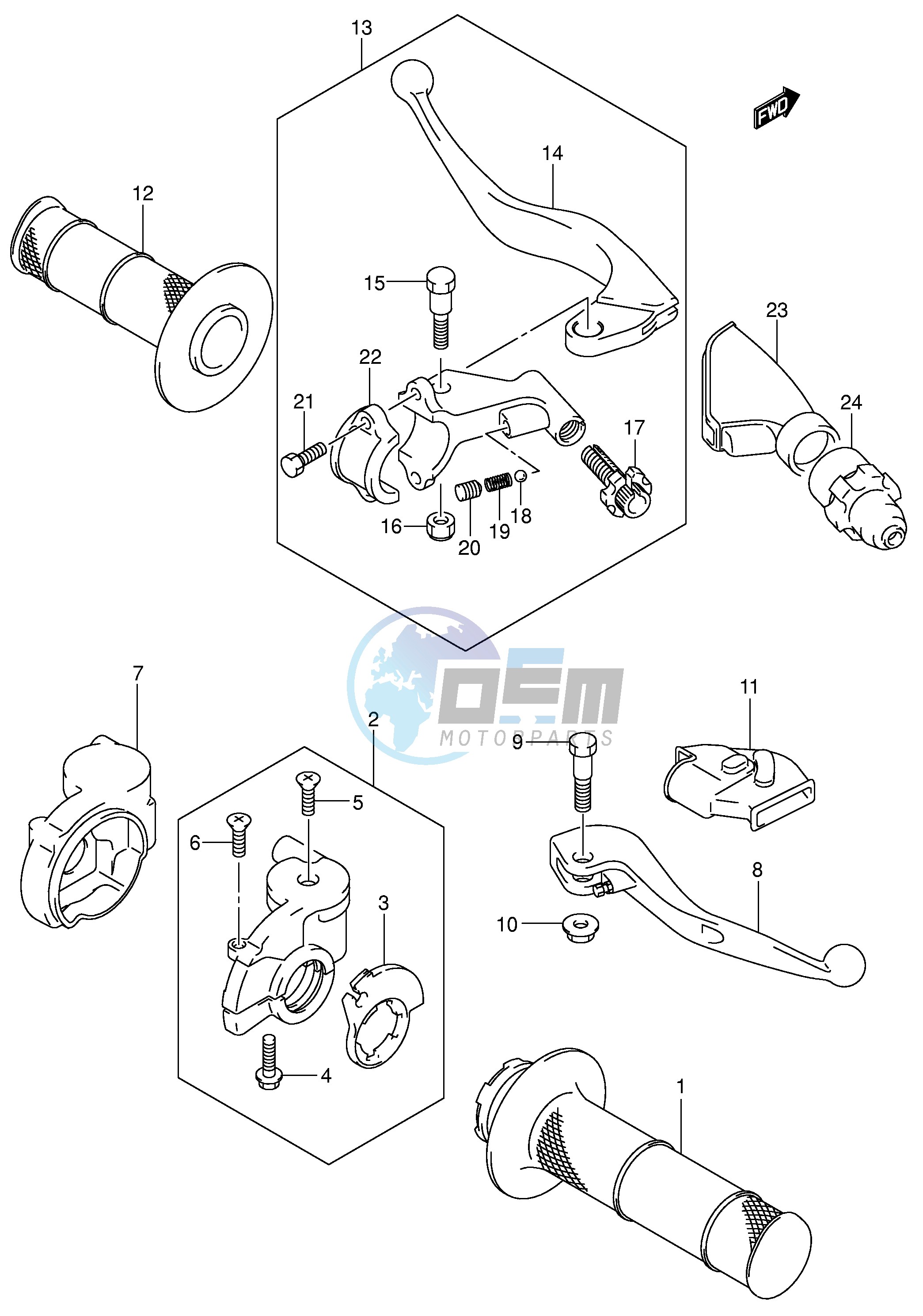 HANDLE LEVER (MODEL K4 K5 K6)