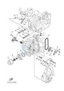 YFM700FWAD YFM70GPSJ GRIZZLY 700 EPS (B1AM) drawing OIL PUMP