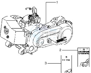 Typhoon 50 XR drawing Engine