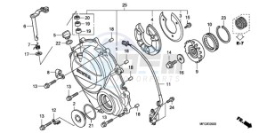 CB600FA3A F / ABS CMF ST drawing RIGHT CRANKCASE COVER