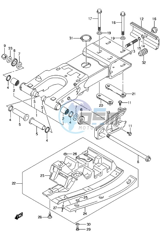 REAR SWINGINGARM