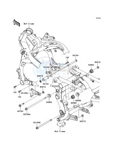 VERSYS_ABS KLE650DDF XX (EU ME A(FRICA) drawing Engine Mount