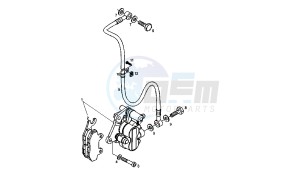 BOULEVARD - 125 CC 4T EU3 drawing FRONT BRAKE