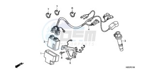 CRF150RB9 Australia - (U) drawing WIRE HARNESS